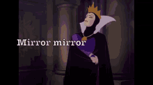 surprised ugly mirror witch