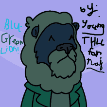 Thlc Blugreen Lion Happy Lion GIF - Thlc Blugreen Lion Happy Lion Blugreen Lion Facts GIFs