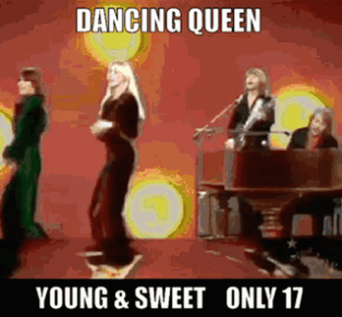 Abba Dancing Queen GIF - Abba Dancing Queen Young And Sweet - Discover &  Share GIFs