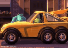 Monsters Inc Mike Wazowski GIF - Monsters Inc Mike Wazowski Mikes New Car GIFs
