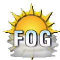 Niebla Am Sol Pm Fog Sticker
