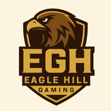 a logo for eagle hill gaming with an eagle
