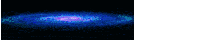 a picture of a blue and pink spiral galaxy