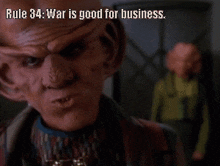Rule 34 War Is Good For Business GIF - Rule 34 War Is Good For Business Star Trek GIFs
