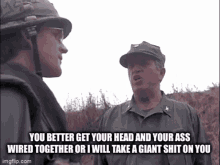 full metal jacket giant shit take a shit on you shit on you