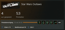 a screenshot of star wars outlaws shows the number of players