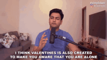 I Think Valentines Is Also Created To Make You Aware That You Are Alone Kenny Sebastian GIF - I Think Valentines Is Also Created To Make You Aware That You Are Alone Kenny Sebastian Simple Ken GIFs
