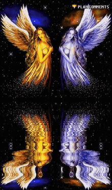 Fallen Angel Water GIF - Fallen Angel Water Reflection GIFs