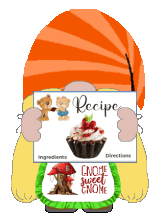 Gnome Recipe Sticker