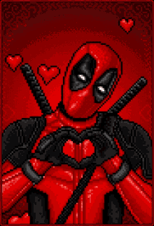 Deadpool Valentine Card GIF - Deadpool Valentine Card GIFs