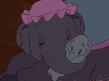 dumbo elephant hug love mother