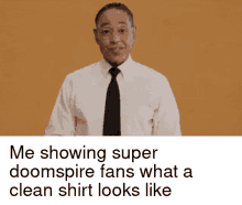 Super Doomspire Me Showing Super Doomspire Fans What A Clean Shirt Looks Like GIF