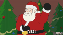 No Santa Claus GIF - No Santa Claus Tom Kenny GIFs