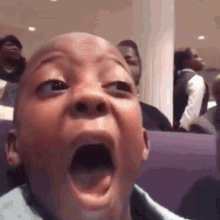 Screaming Kid Screaming At Church GIF - Screaming Kid Screaming At Church Black Kid GIFs
