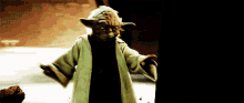 Yoda Lightsaber Battle GIF - Yoda Lightsaber Battle GIFs