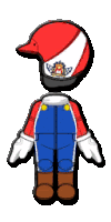 Mario Mii Racing Suit Mario Kart Sticker