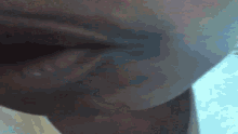 a close up of a person 's mouth and nose