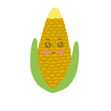 corn confuse mood vegetables cute