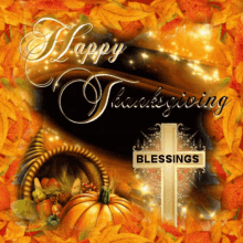 Thanksgiving Blessings GIF - Thanksgiving Blessings Orange GIFs