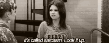 wizards of waverly place sarcasm lookit up selena gomez