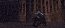 a video game character is crawling on the ground