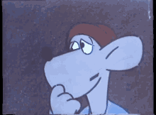a close up of a cartoon character with the number 20 on it