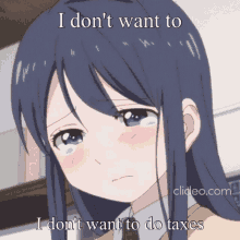Anime Crying GIF - Anime Crying Taxes GIFs