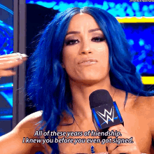 Sasha Banks All Of These Years Of Friendship GIF - Sasha Banks All Of These Years Of Friendship I Knew You Before You Even Got Signed GIFs