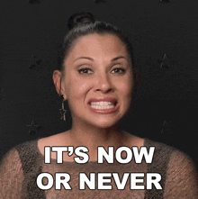 It'S Now Or Never Tina Barta GIF - It'S Now Or Never Tina Barta The Challenge World Championship GIFs