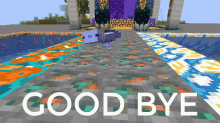 Good Bye Axolotl GIF - Good Bye Axolotl Minecraft GIFs