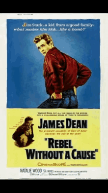 movies rebel without a cause poster