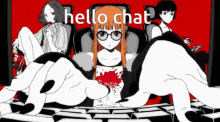 Persona5 Hello Chat GIF - Persona5 Hello Chat Futaba Sakura GIFs
