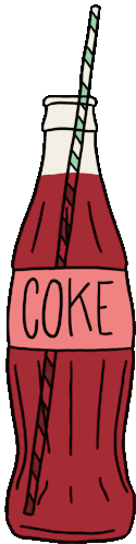 Coke Soda Sticker - Coke Soda Softdrinks Stickers