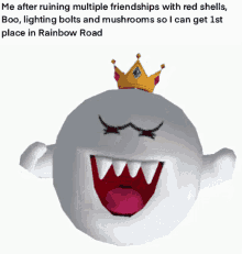 King Boo Party GIF - King Boo Party Mario Kart Wii GIFs