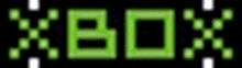 a green xbox logo on a black background
