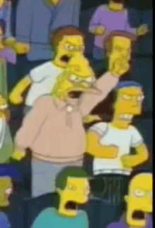 Cheer Fight GIF - Cheer Fight Simpsons GIFs