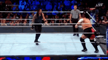 Roman Reigns Spinebuster GIF - Roman Reigns Spinebuster Samoa Joe GIFs