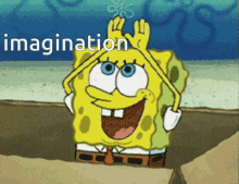 Spongebob Imagination GIF - Spongebob Imagination Happy GIFs