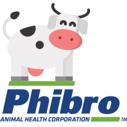 Phibro Cow Sticker - Phibro Cow Stickers