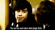 degrassi eli goldsworthy munro chambers you care too much about what people think too much