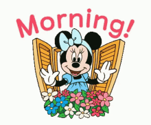 Morning Minnie Mouse GIF - Morning Minnie Mouse Wink GIFs