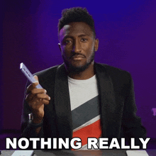 Nothing Really Happened Marques Brownlee GIF - Nothing Really Happened Marques Brownlee It Was Uneventful GIFs