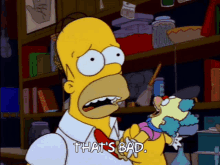 Thats Bad Homer Simpson GIF
