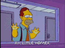 Ah Little Homer How Did He Get That GIF - Ah Little Homer How Did He Get That Pizza GIFs