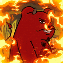 fire fuego satan devil evil
