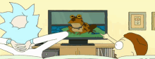Rickandmorty Frog GIF - Rickandmorty Frog Toad GIFs