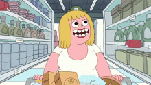 Grocery Shopping Mary Wendle GIF - Grocery Shopping Mary Wendle Clarence GIFs