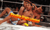 two men in a boxing ring with double digit losses