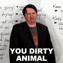 You Dirty Animal Alex GIF - You Dirty Animal Alex Engvid GIFs