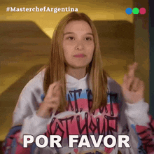 Por Favor Delfina GIF - Por Favor Delfina Masterchef Argentina GIFs